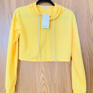 Crop top hoodie